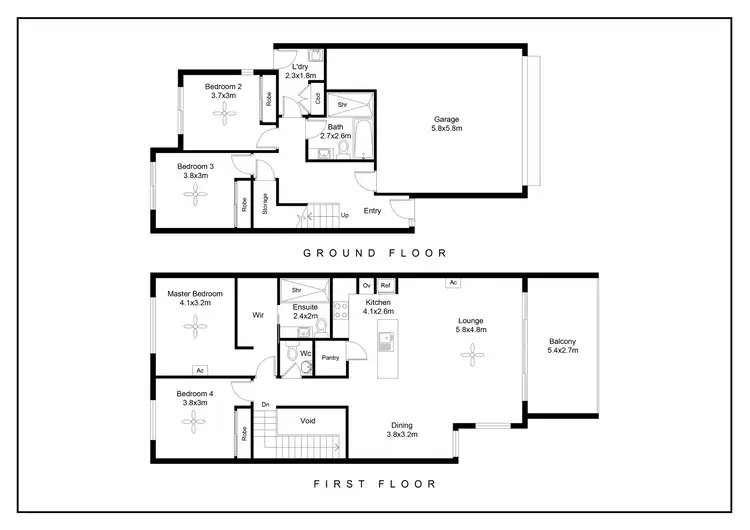 Floorplan of Homely townhouse listing, Address available on request