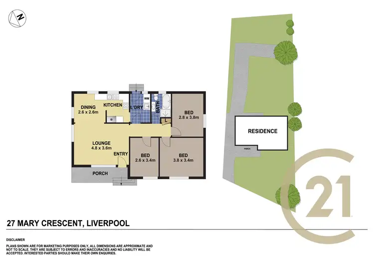 Floorplan of Homely house listing, 27 Mary Crescent, Liverpool NSW 2170