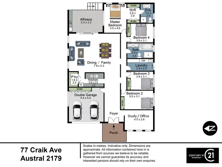 Floorplan of Homely house listing, 77 Craik Avenue, Austral NSW 2179