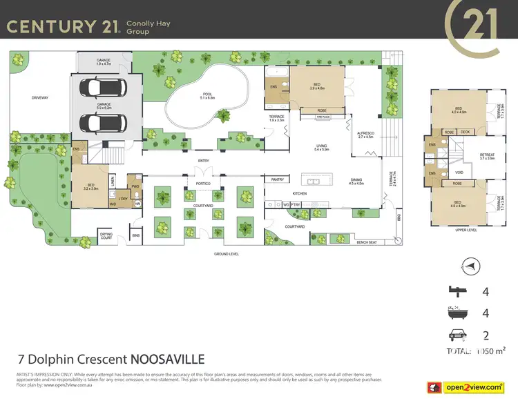 Floorplan of Homely house listing, 7 Dolphin Crescent, Noosaville QLD 4566