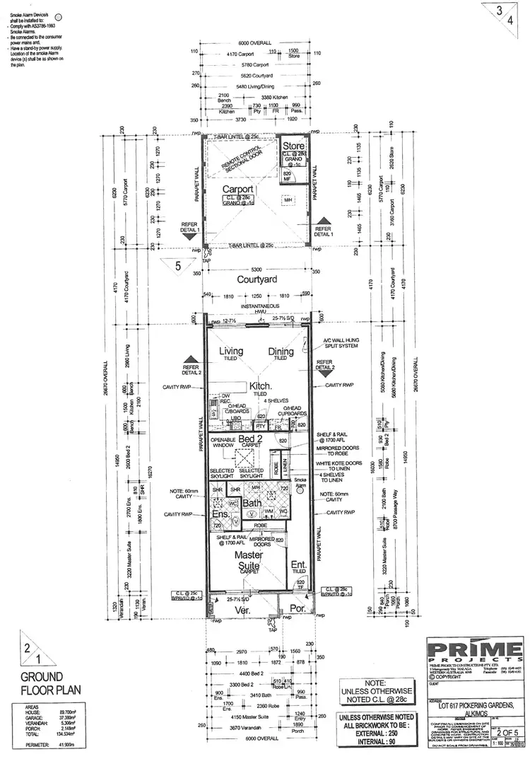 Floorplan of Homely house listing, 36 Pickering Gardens, Alkimos WA 6038