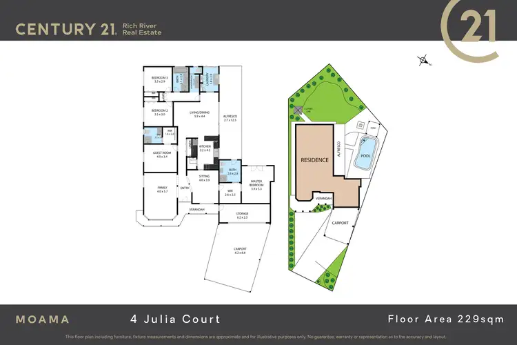 Floorplan of Homely house listing, 4 Julia Court, Moama NSW 2731