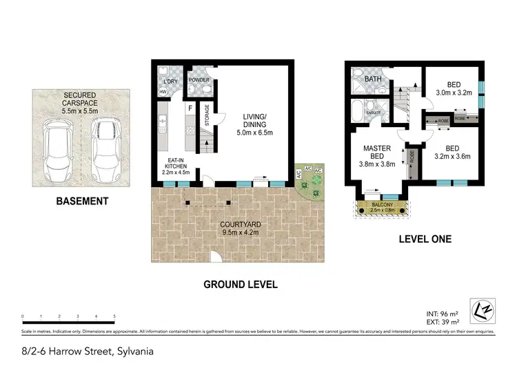 Floorplan of Homely townhouse listing, 8/2 - 6 Harrow Street, Sylvania NSW 2224