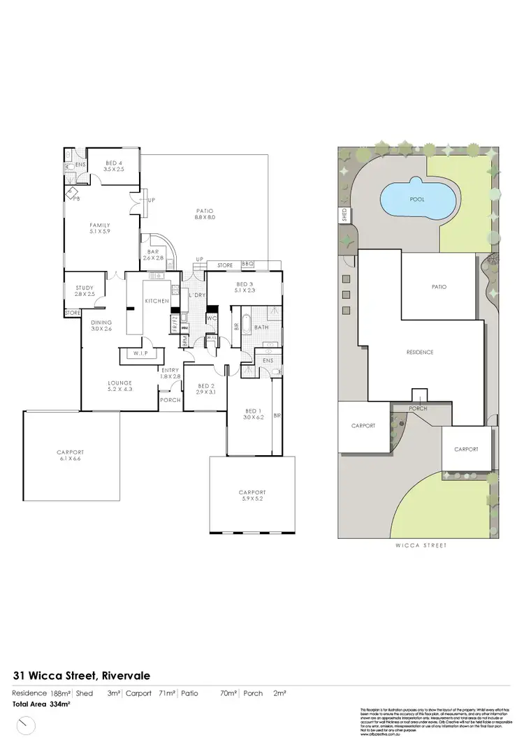 Floorplan of Homely house listing, 31 Wicca Street, Rivervale WA 6103
