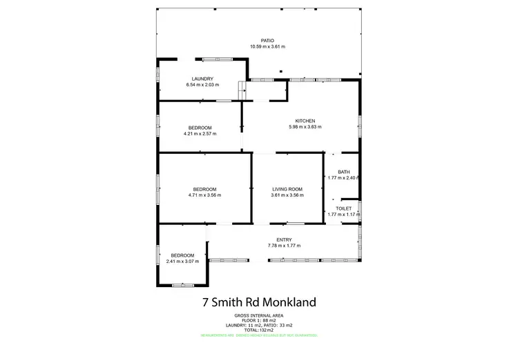 Floorplan of Homely house listing, 7 Smith Road, Monkland QLD 4570