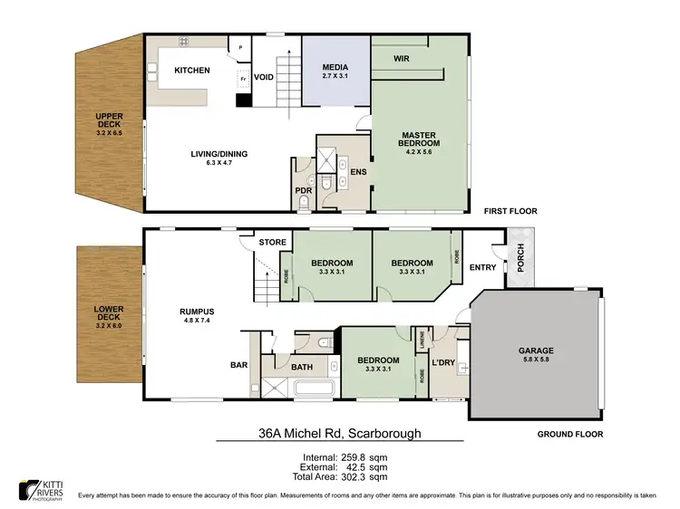 Floorplan of Homely house listing, 36A Michel Road, Scarborough QLD 4020