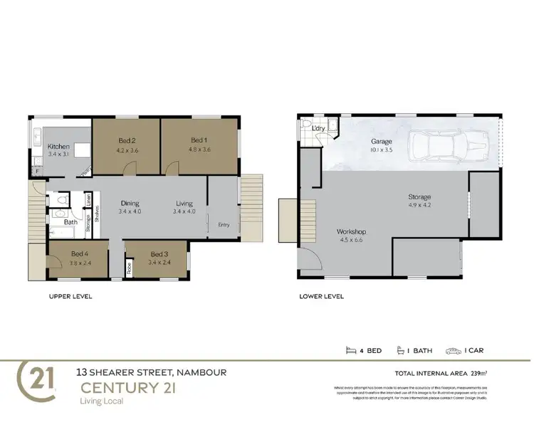 Floorplan of Homely house listing, 13 Shearer Street, Nambour QLD 4560
