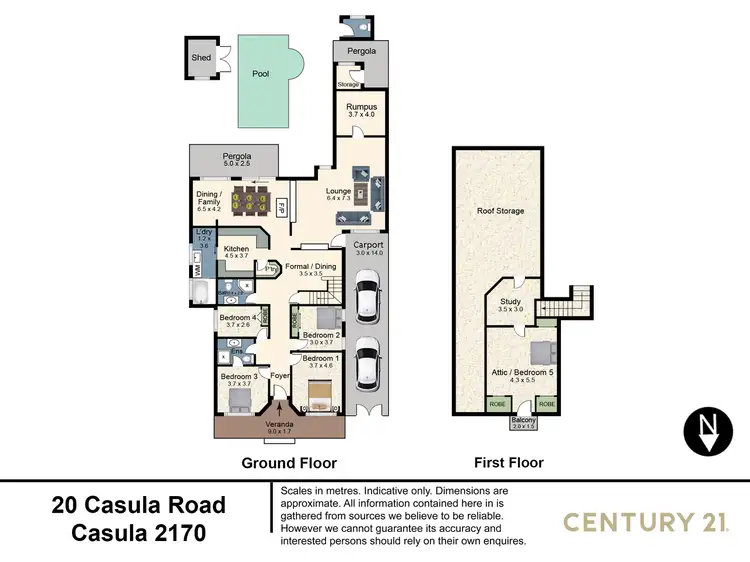 Floorplan of Homely house listing, 20 Casula Road, Casula NSW 2170
