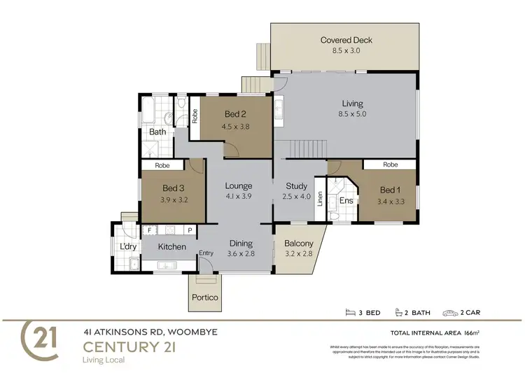 Floorplan of Homely house listing, 41 Atkinsons Road, Woombye QLD 4559