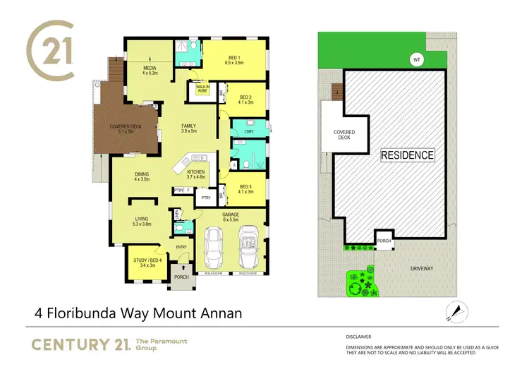 Floorplan of Homely house listing, 4 Floribunda Way, Mount Annan NSW 2567