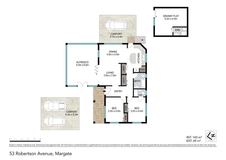 Floorplan of Homely house listing, 53 Robertson Avenue, Margate QLD 4019