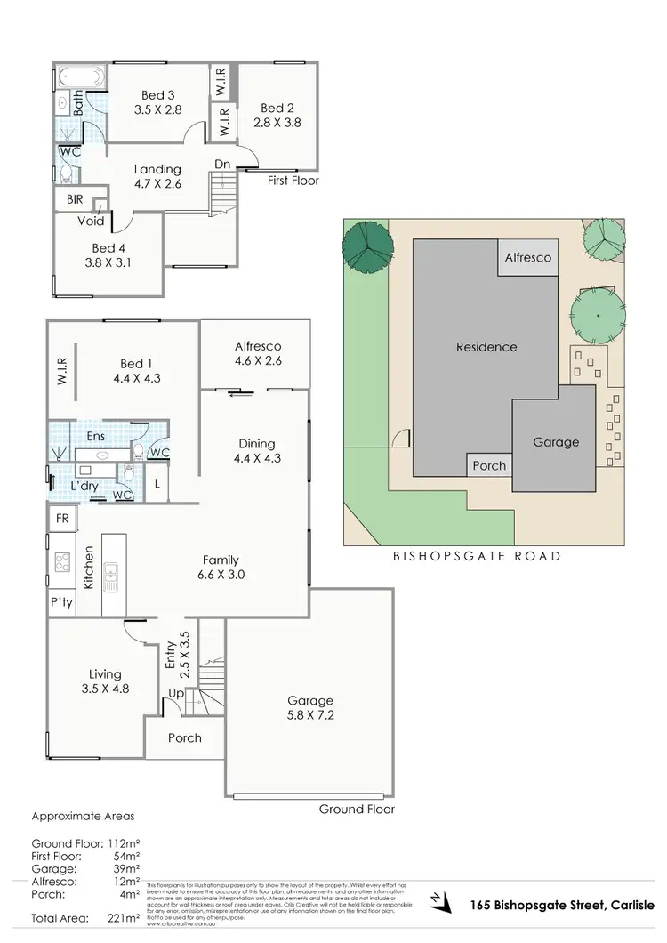 Floorplan of Homely house listing, 165 Bishopsgate Street, Carlisle WA 6101