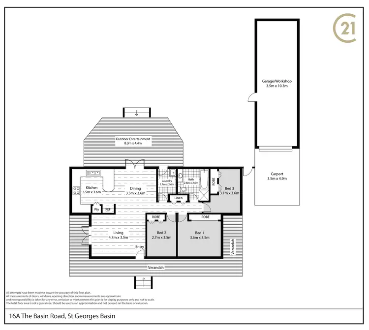 Floorplan of Homely house listing, 16A The Basin Road, St Georges Basin NSW 2540