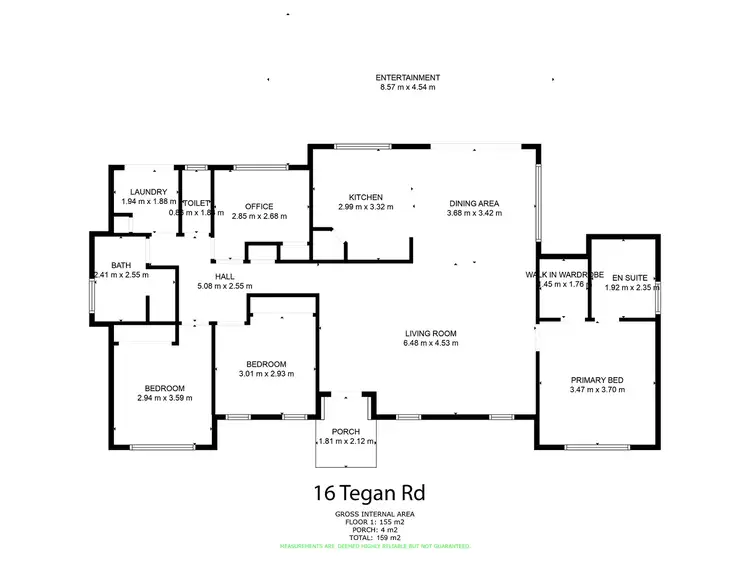 Floorplan of Homely rural property listing, 16 Tegan Road, Curra QLD 4570