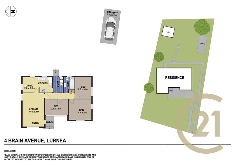Floorplan of Homely house listing, 4 Brain Avenue, Lurnea NSW 2170