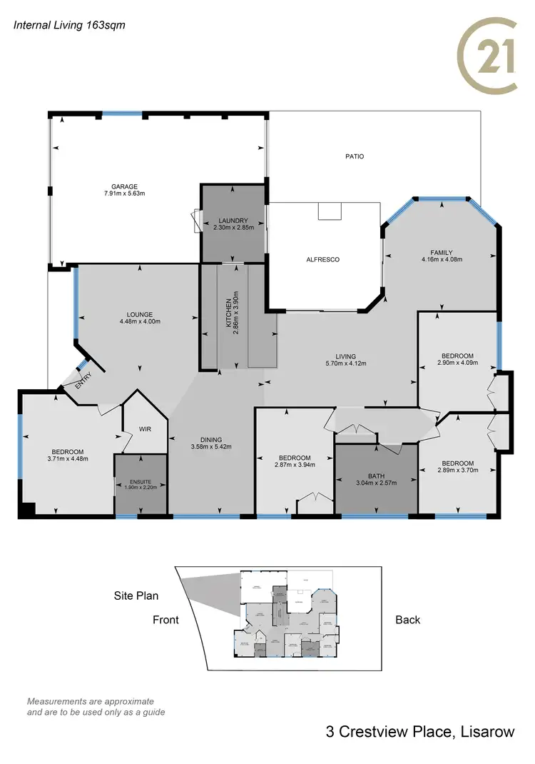 Floorplan of Homely house listing, 3 Crestview Place, Lisarow NSW 2250