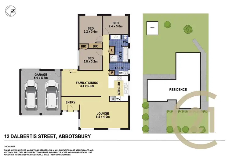 Floorplan of Homely house listing, 12 Dalbertis Street, Abbotsbury NSW 2176
