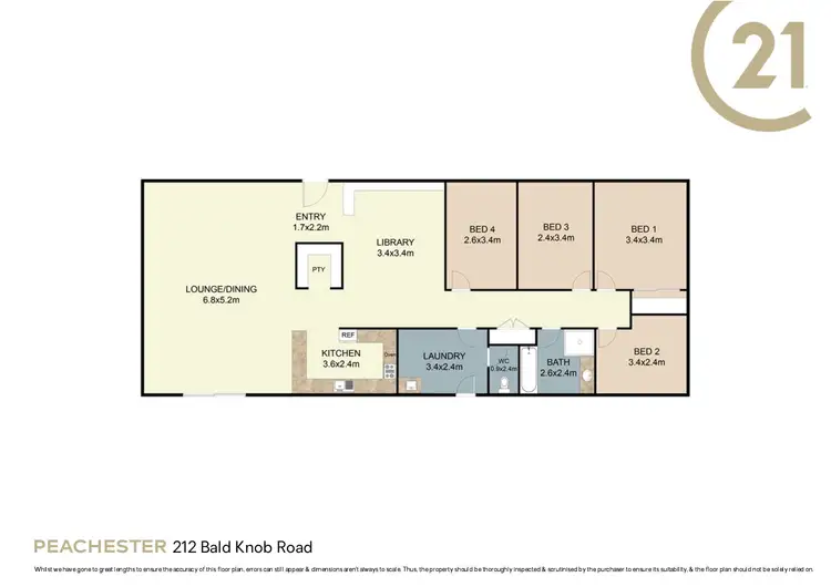 Floorplan of Homely house listing, 212 Bald Knob Road, Peachester QLD 4519