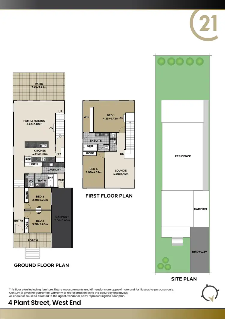 Floorplan of Homely house listing, 4 Plant Street, West End QLD 4810