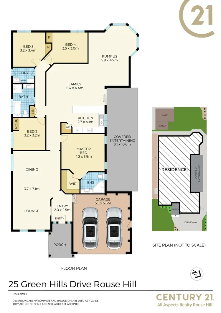 Floorplan of Homely house listing, 25 Green Hills Drive, Rouse Hill NSW 2155