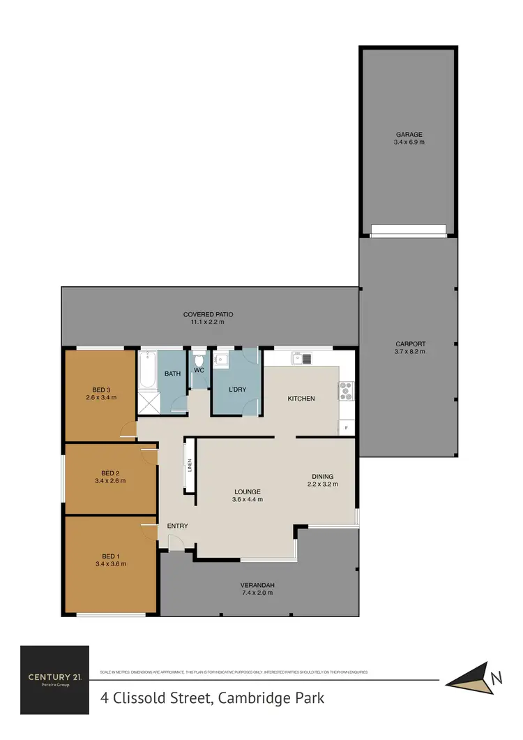 Floorplan of Homely house listing, 4 Clissold Street, Cambridge Park NSW 2747