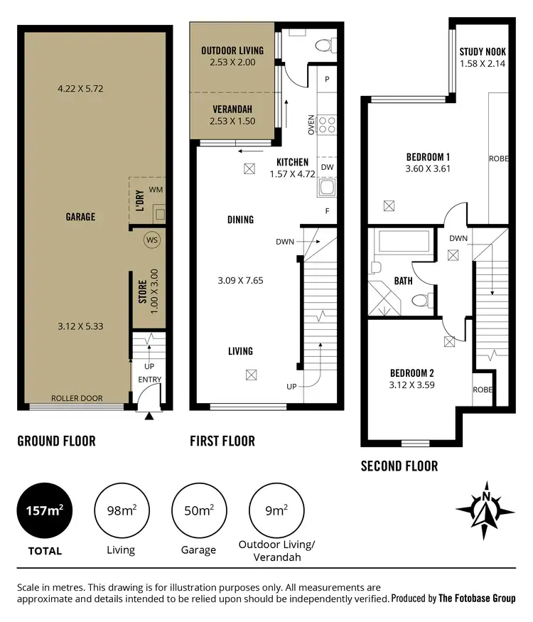 Floorplan of Homely townhouse listing, 4 Pistrina Court, Adelaide SA 5000
