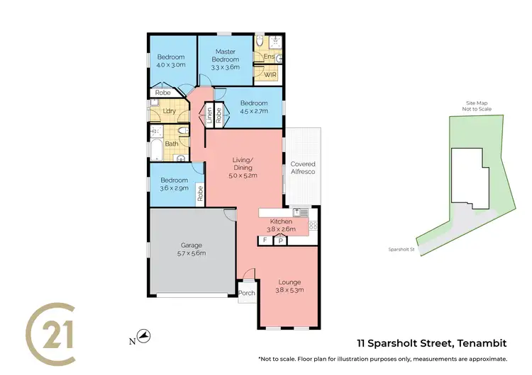 Floorplan of Homely house listing, 11 Sparsholt Street, Tenambit NSW 2323