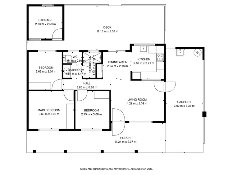 Floorplan of Homely house listing, 18 Carramar Crescent, Caravonica QLD 4878