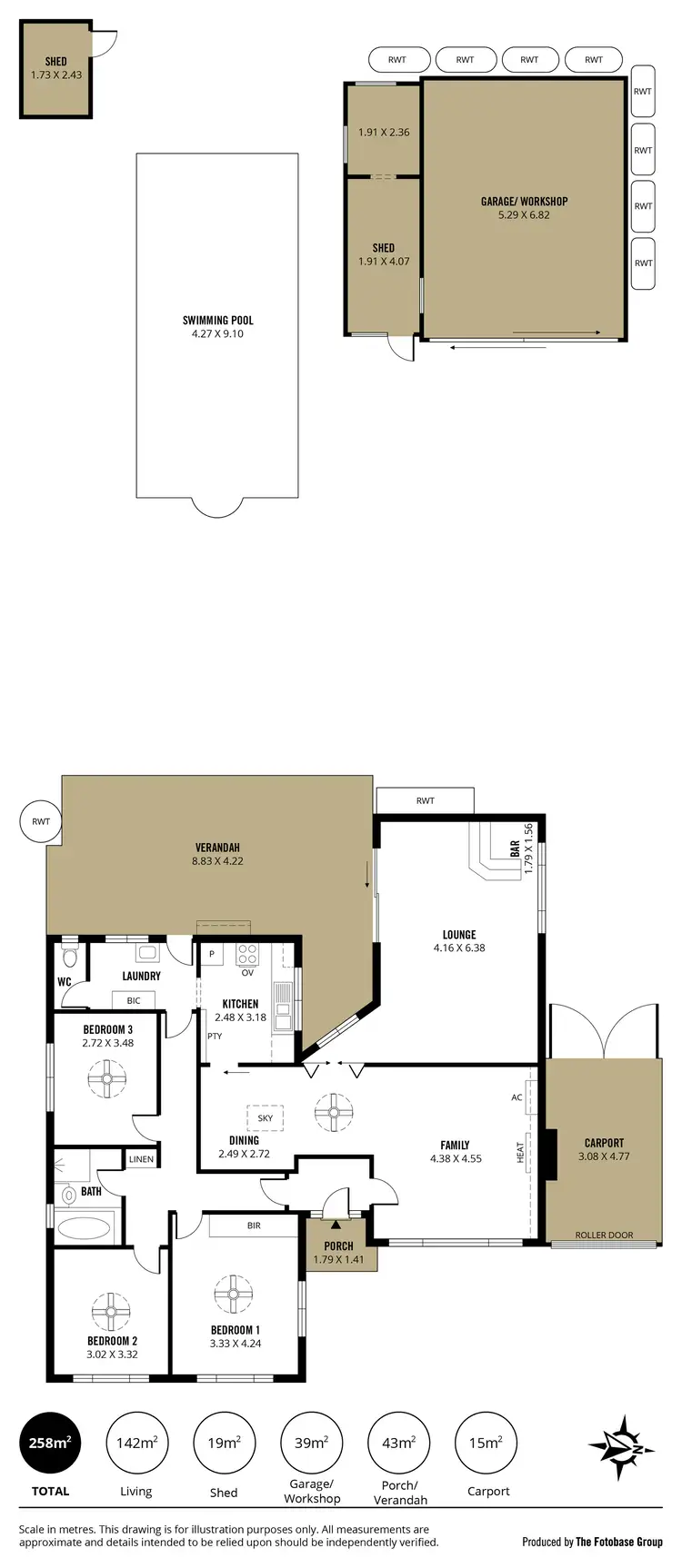 Floorplan of Homely house listing, 22 Yeelanna Avenue, Seaview Downs SA 5049