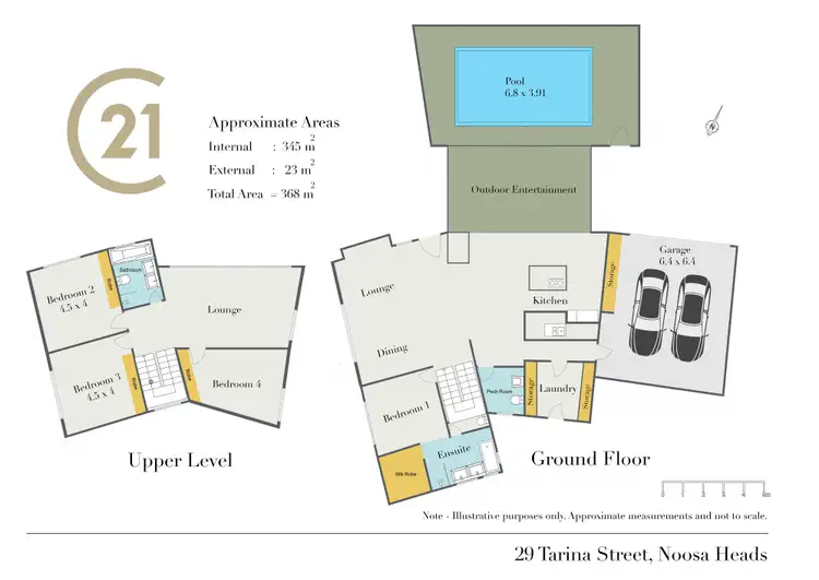 Floorplan of Homely house listing, 29 Tarina Street, Noosa Heads QLD 4567