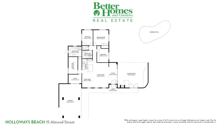 Floorplan of Homely house listing, 15 Almond Street, Holloways Beach QLD 4878