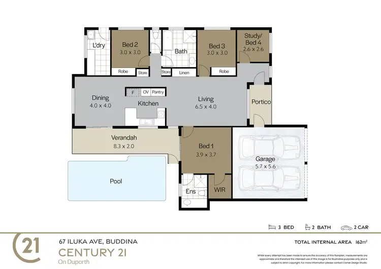 Floorplan of Homely house listing, 67 Iluka Avenue, Buddina QLD 4575