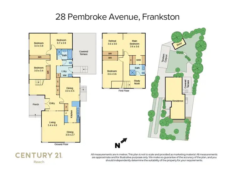 Floorplan of Homely house listing, 28 Pembroke Avenue, Frankston VIC 3199