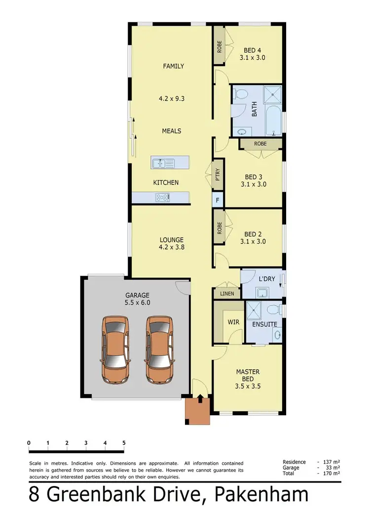Floorplan of Homely house listing, 8 Greenbank Drive, Pakenham VIC 3810