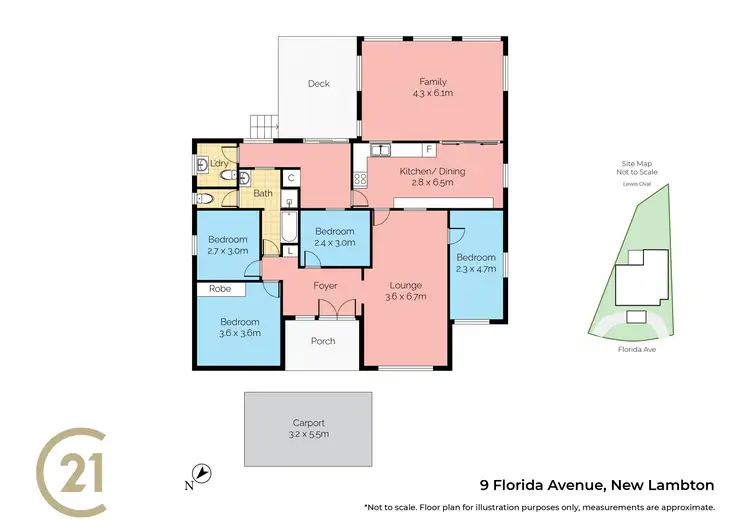 Floorplan of Homely house listing, 9 Florida Avenue, Lambton NSW 2299