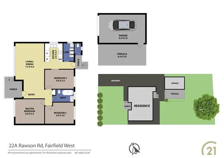 Floorplan of Homely house listing, 22a Rawson Road, Fairfield West NSW 2165