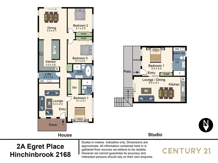 Floorplan of Homely house listing, 2a Egret Place, Hinchinbrook NSW 2168