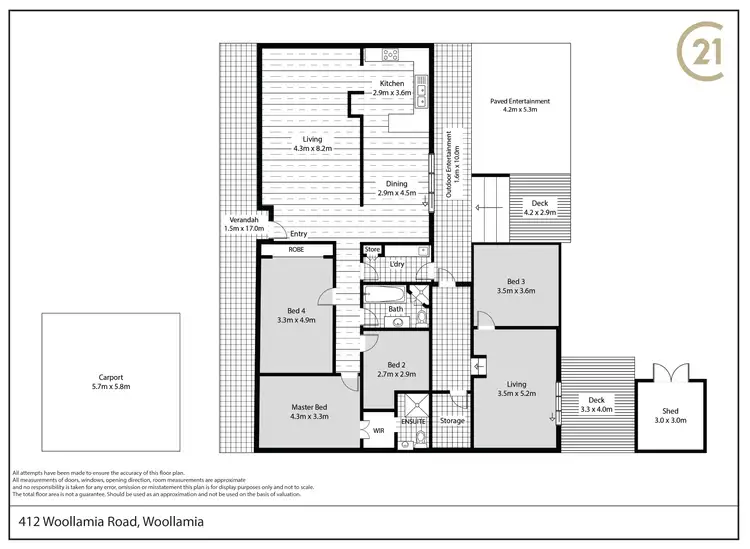 Floorplan of Homely house listing, 412 Woollamia Road, Woollamia NSW 2540