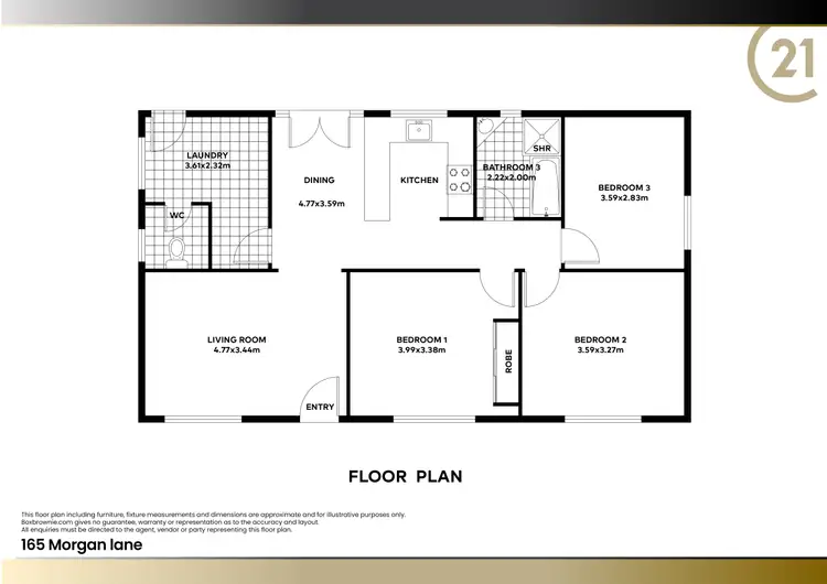 Floorplan of Homely house listing, 165 Morgan Lane, Broken Hill NSW 2880