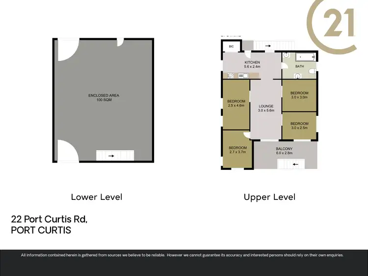 Floorplan of Homely house listing, 22 Port Curtis Road, Port Curtis QLD 4700