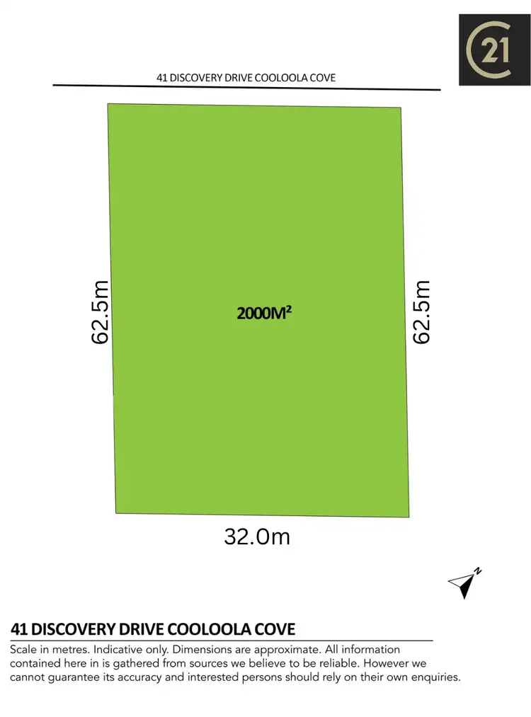 Floorplan of Homely land listing, 41 Discovery Drive, Cooloola Cove QLD 4580