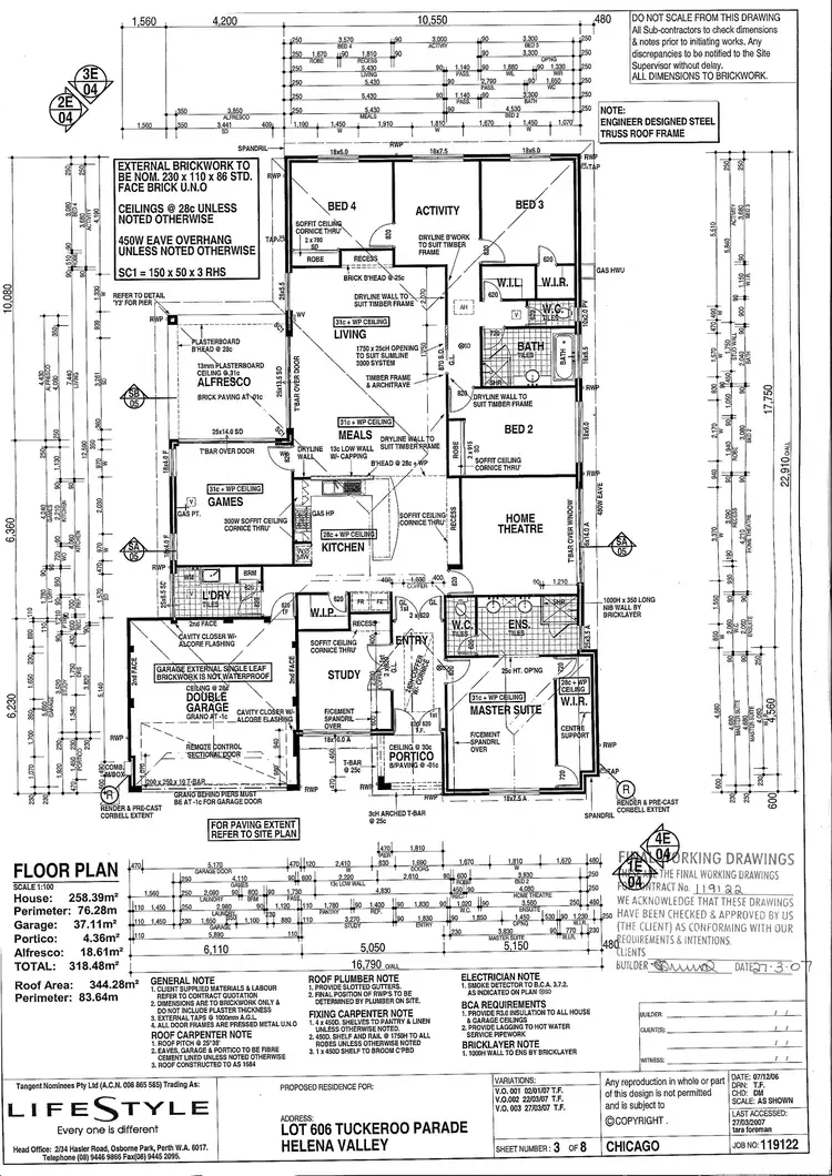 Floorplan of Homely house listing, 24 Tuckeroo Parade, Helena Valley WA 6056