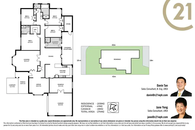 Floorplan of Homely house listing, 8 Rowena Place, Cherrybrook NSW 2126