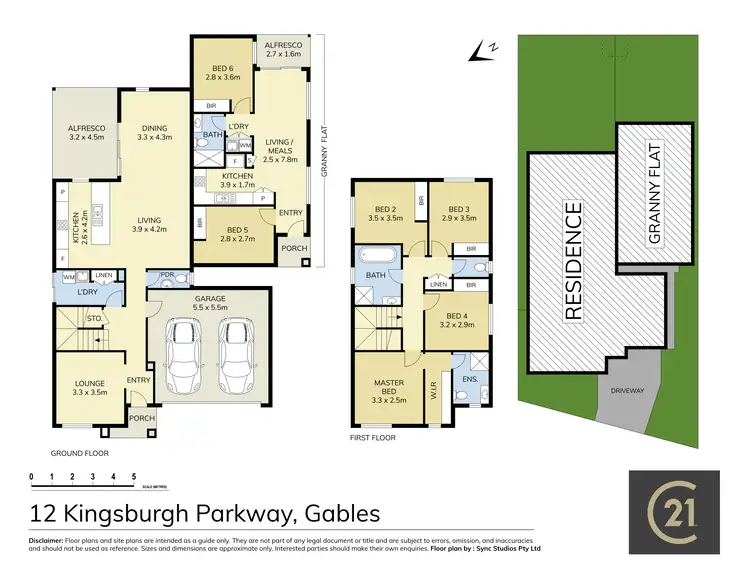 Floorplan of Homely house listing, 12 Kingsburgh Parkway, Box Hill NSW 2765