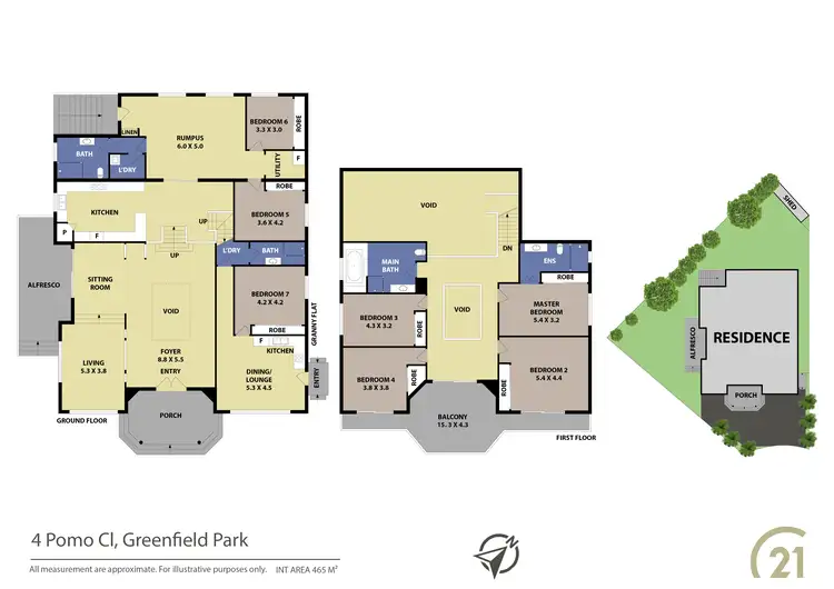 Floorplan of Homely house listing, 4 Pomo Close, Greenfield Park NSW 2176