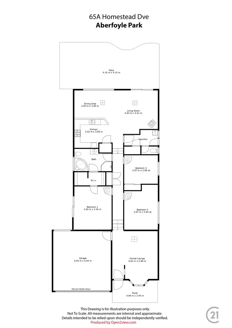 Floorplan of Homely house listing, 65A Homestead Drive, Aberfoyle Park SA 5159
