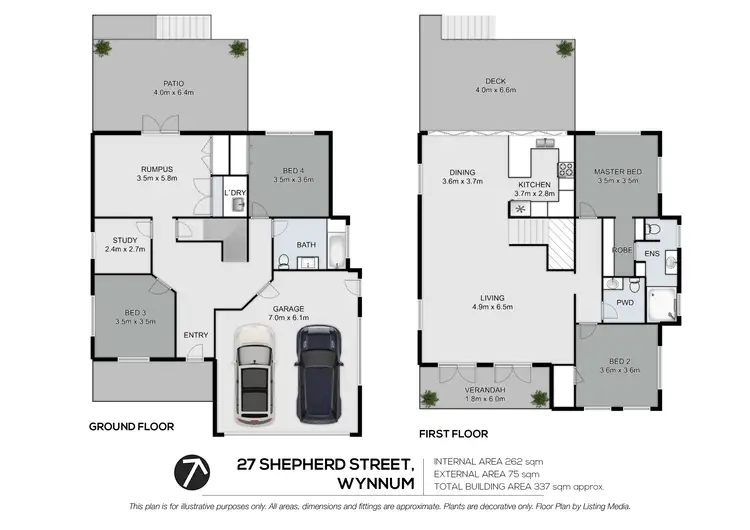 Floorplan of Homely house listing, 27 Shepherd Street, Wynnum QLD 4178