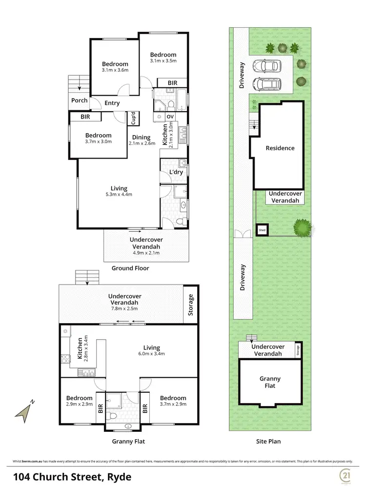 Floorplan of Homely house listing, 104 Church Street, Ryde NSW 2112