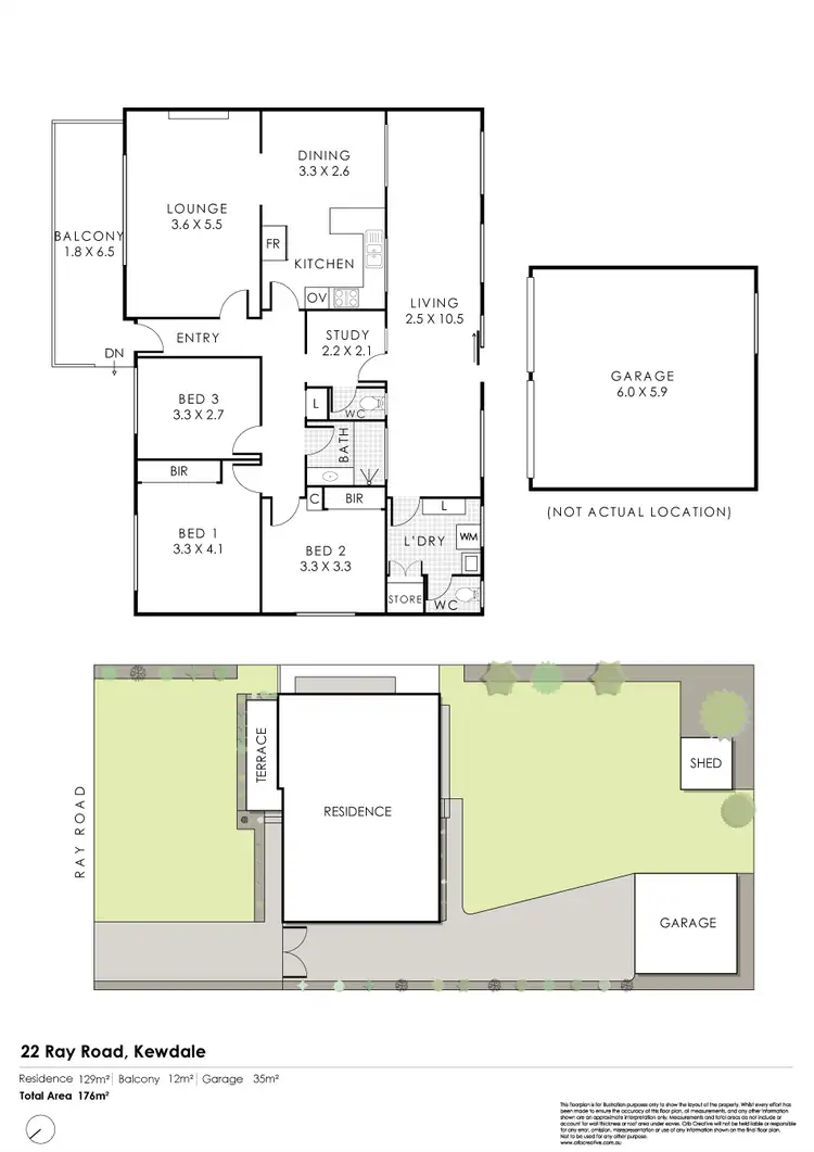 Floorplan of Homely house listing, 22 Ray Road, Kewdale WA 6105