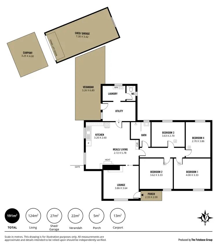Floorplan of Homely house listing, 1 Trimmer Parade, Findon SA 5023